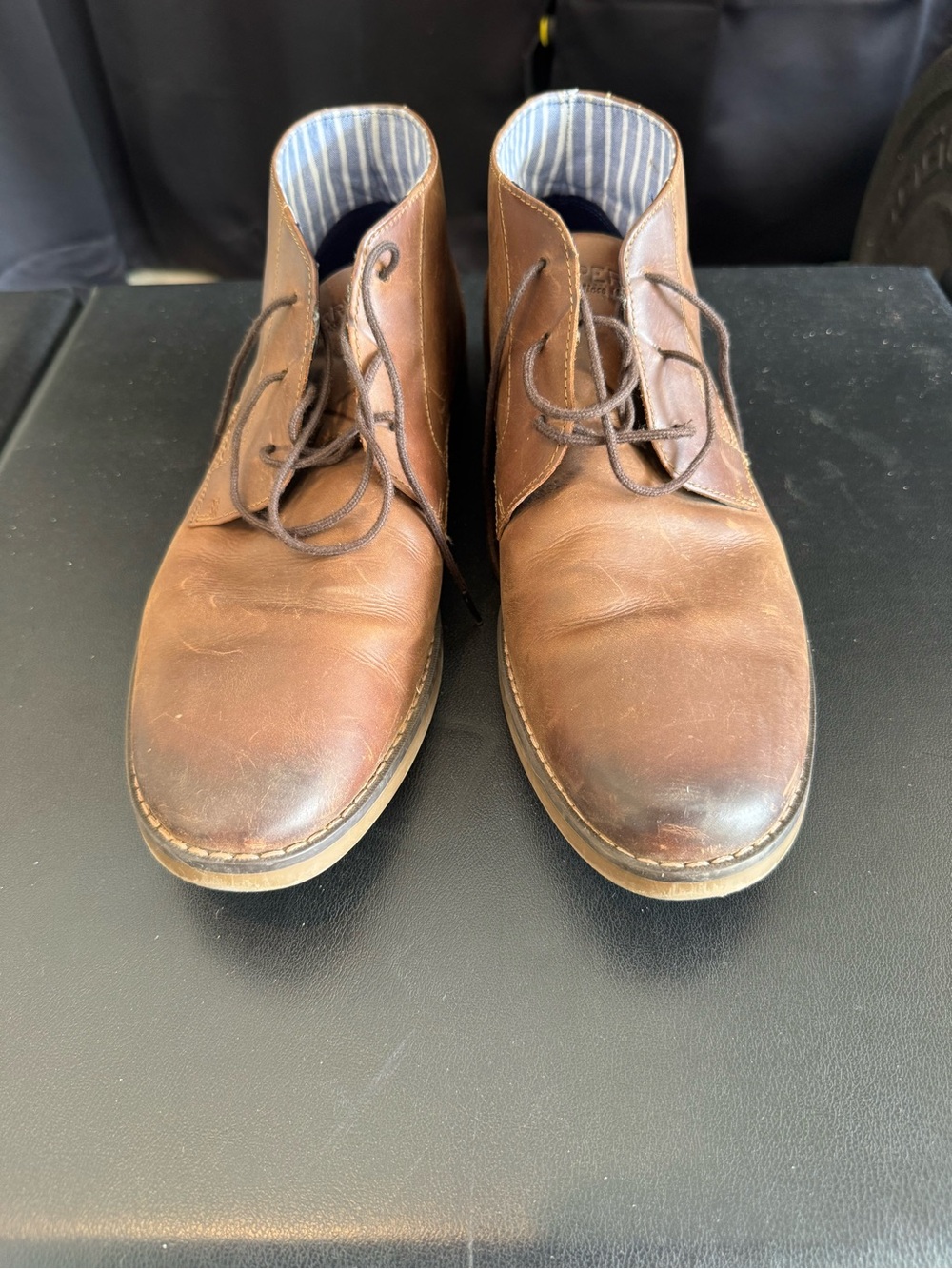 Men's Sperry Brown Leather Chukka Boots